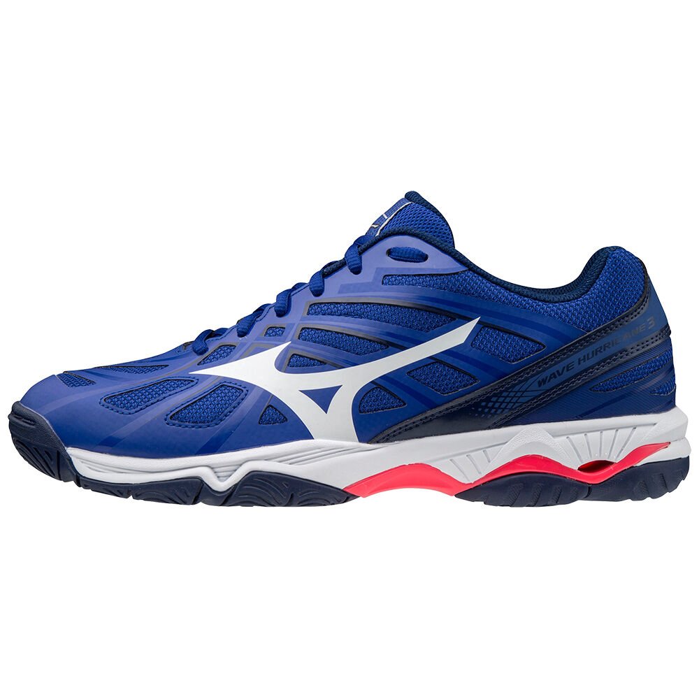 Tenis Para Voleibol Mizuno Wave Hurricane 3 Para Mujer Azules/Blancos/Rosas 4051978-EZ